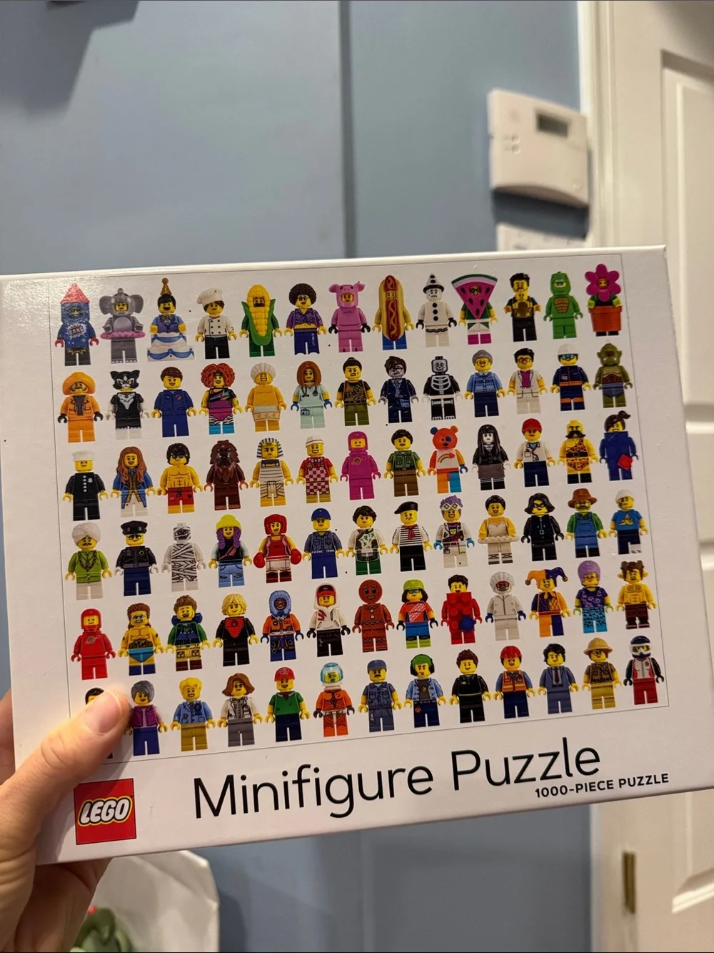 Lego Minifigure Puzzle - Yellow, Blue, Red, Green, Black